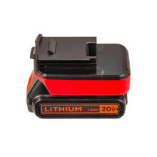 Load image into Gallery viewer, Black and Decker 20V to Porter Cable 18V Battery Adapter