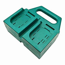 Load image into Gallery viewer, 4-Bank Battery Holder & Carrier for Bosch Professional (Blue) GBA 18V Batteries