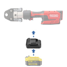 Load image into Gallery viewer, Stanley V20 to RIDGID RED 18V Battery Adapter