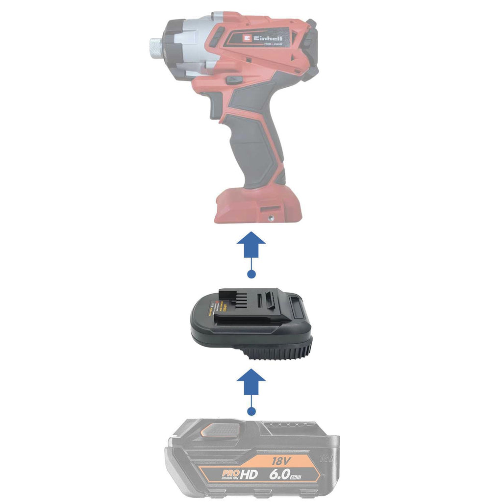 AEG 18V to Einhell PXC 18V Battery Adapter