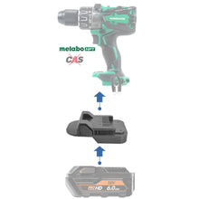 Load image into Gallery viewer, AEG 18V to Metabo HPT 18V Battery Adapter
