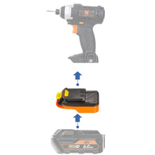 Load image into Gallery viewer, AEG 18V to WEN 20V Battery Adapter

