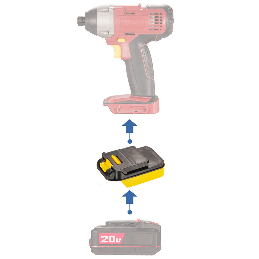 Bauer 20V to Chicago Electric 18V Battery Adapter