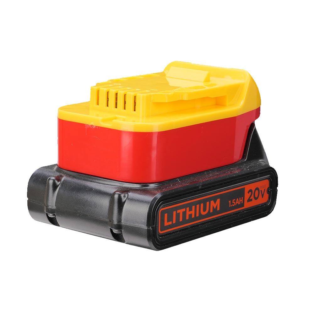 Black and Decker 20V to DeWalt 20V Battery Adapter