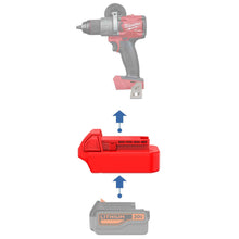 Load image into Gallery viewer, Black and Decker 20V to Milwaukee 18V Battery Adapter
