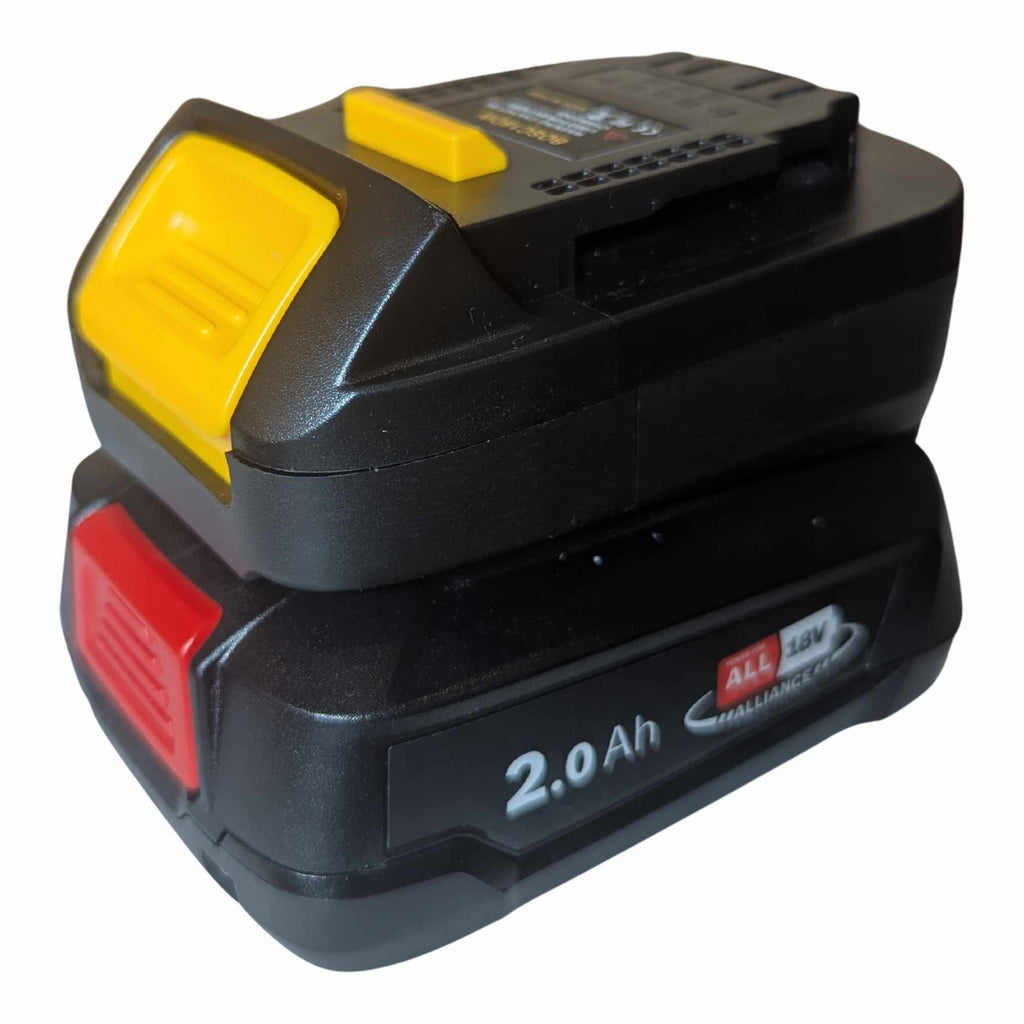 Bosch (Green) 18V to DeWalt 20V Battery Adapter