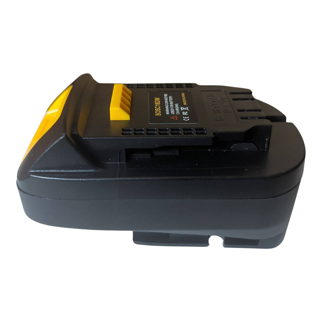 Bosch (Green) 18V to DeWalt 20V Battery Adapter