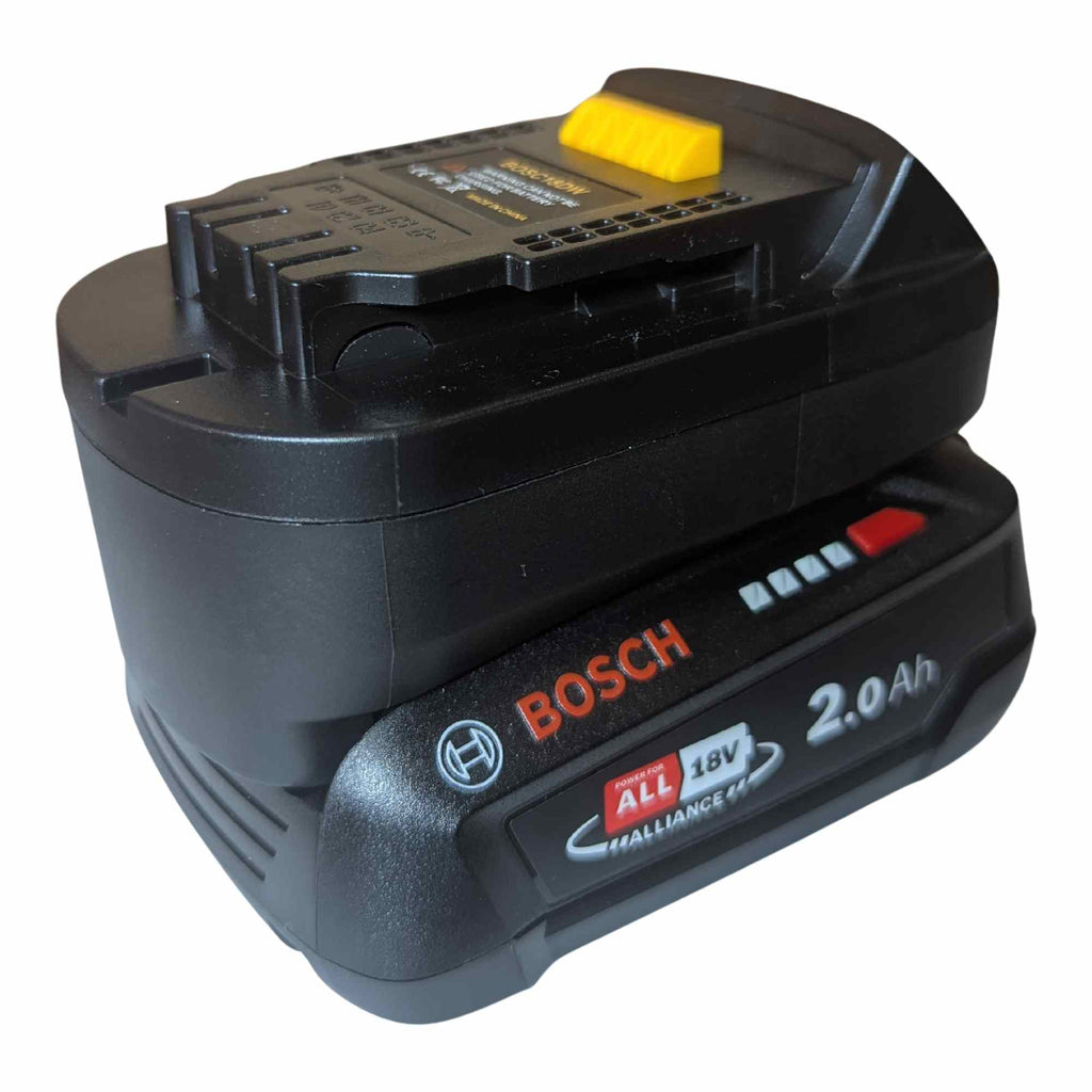Bosch (Green) 18V to DeWalt 20V Battery Adapter