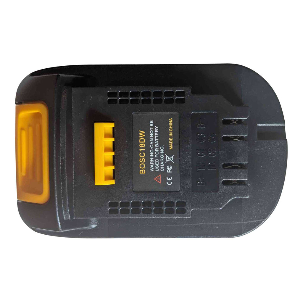 Bosch (Green) 18V to DeWalt 20V Battery Adapter