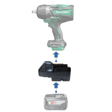 Load image into Gallery viewer, Bosch (Green) 18V to Hikoki 18V Battery Adapter
