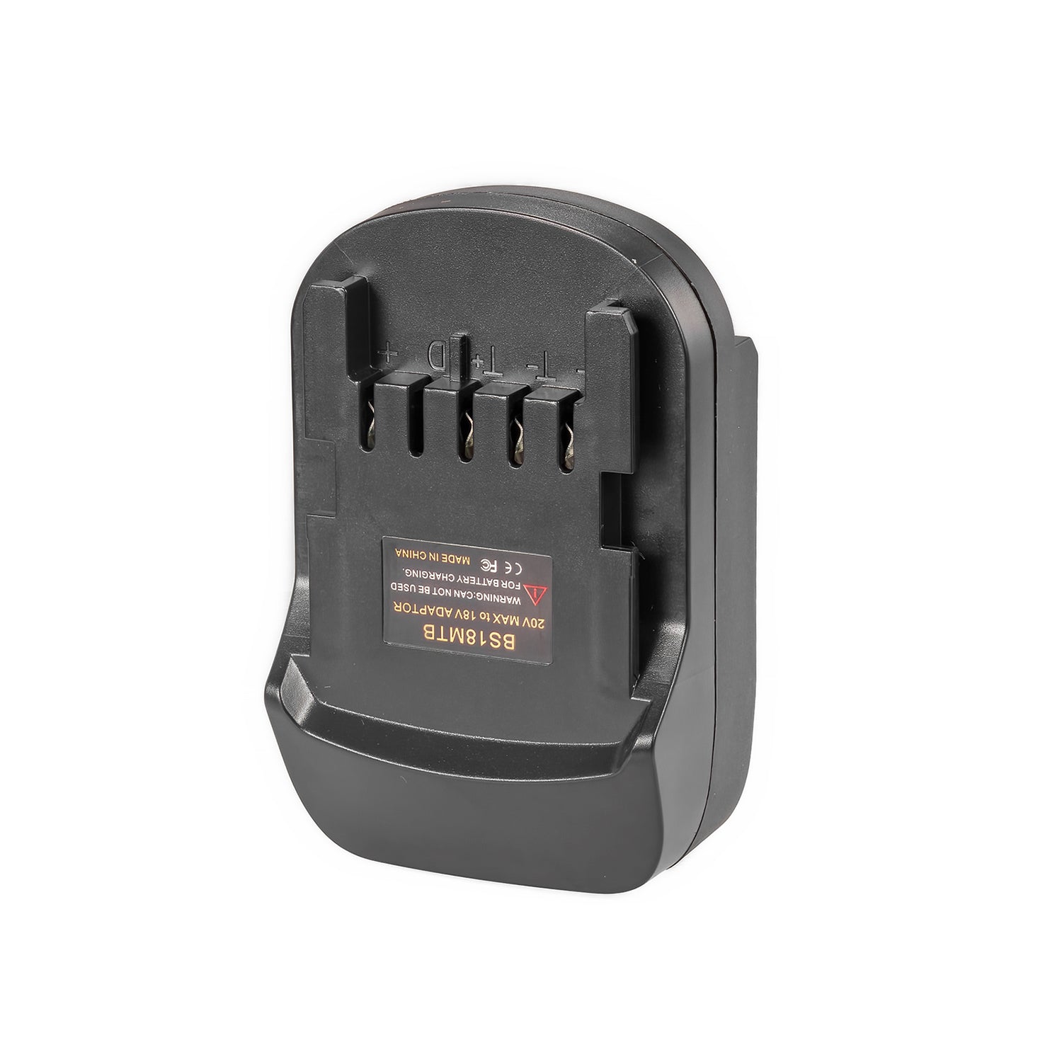 Bosch 18V GBA (Blue) to Metabo CAS 18V battery adapter - Metabo CAS tool-side connection, five copper terminal blades