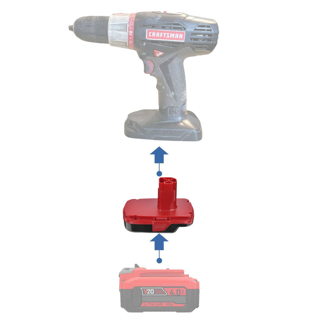 Craftsman 20V to Craftsman 19.2V Battery Adapter