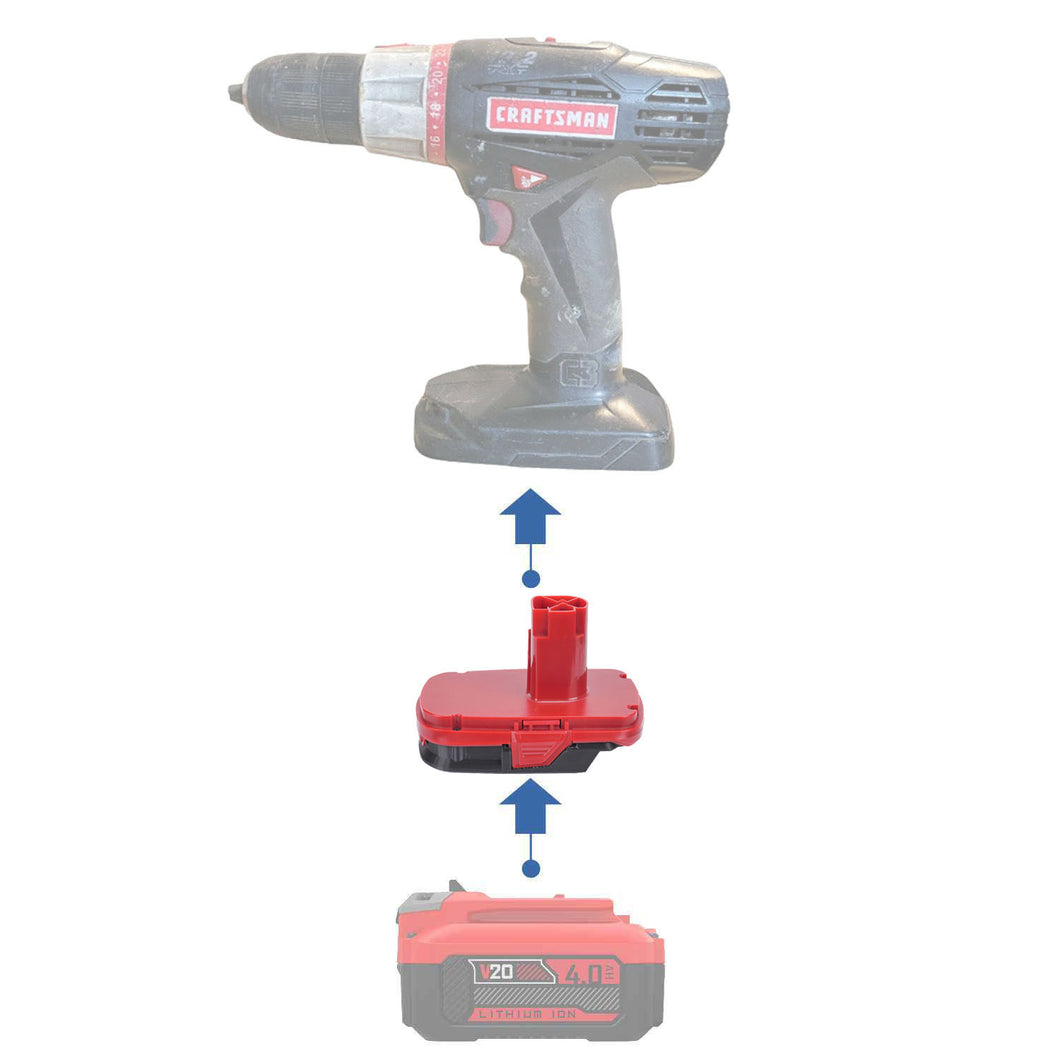 Craftsman 20V to Craftsman 19.2V Battery Adapter