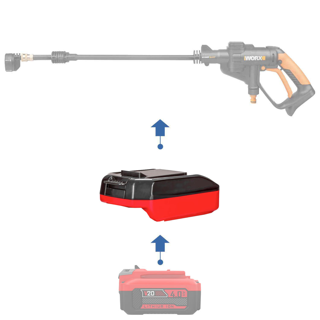 Craftsman 20V to WORX 20V (US/Canada, 6 Pins) Battery Adapter