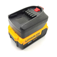 Load image into Gallery viewer, DeWalt 20V to Bosch (Green) 18V Battery Adapter
