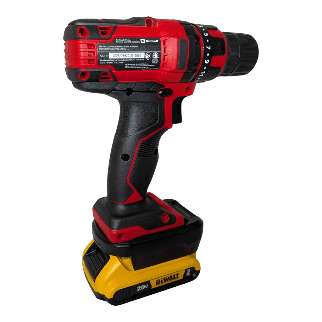 DeWalt 20V to Einhell PXC 18V Battery Adapter