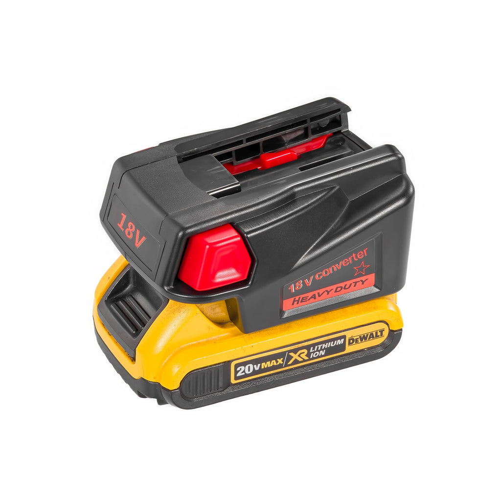 DeWalt 20V to Milwaukee V18 Ni-Cd Battery Adapter