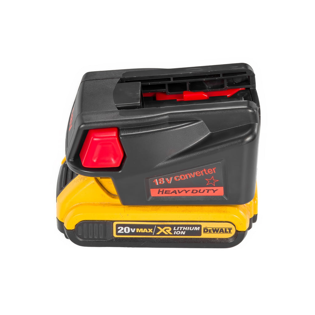 DeWalt 20V to Milwaukee V18 Ni-Cd Battery Adapter