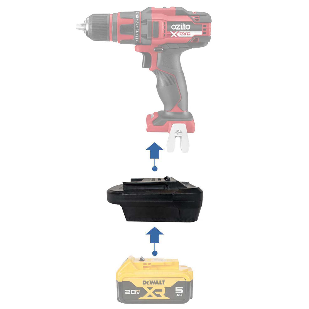 DeWalt 20V to Ozito PXC 18V Battery Adapter