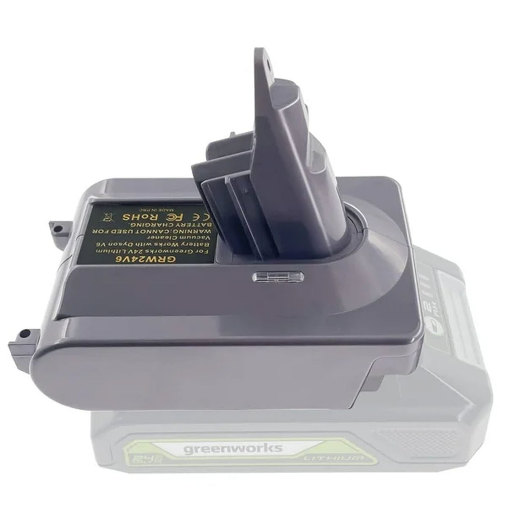 Greenworks 24V to Dyson V6 Battery Adapter