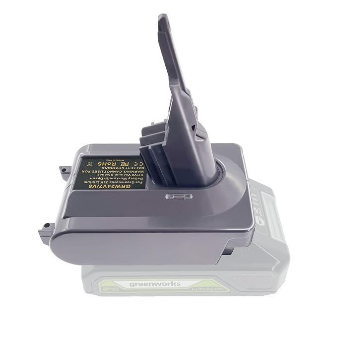 Greenworks 24V to Dyson V7 Battery Adapter