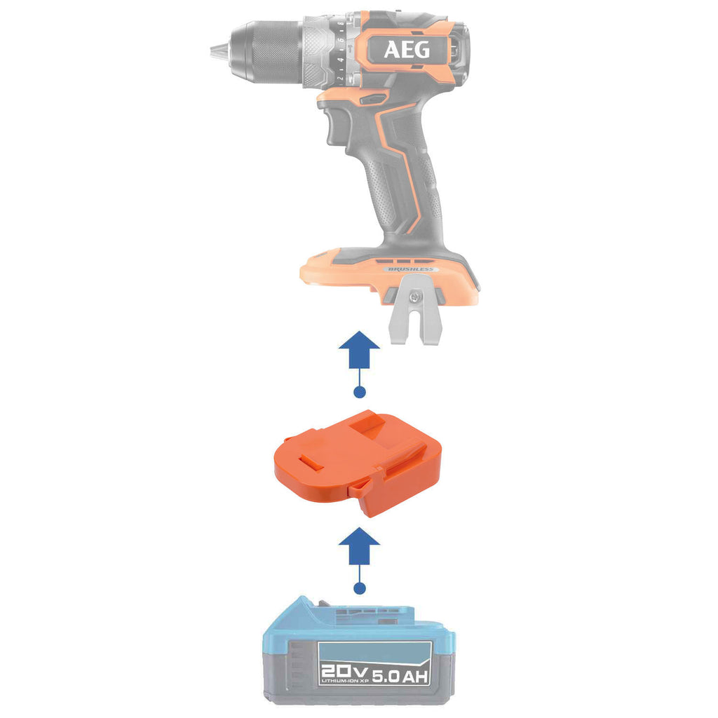 Hercules 20V to AEG 18V Battery Adapter