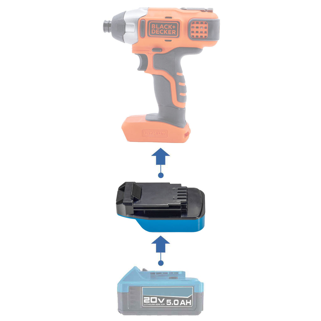 Hercules 20V to Black and Decker 20V Battery Adapter