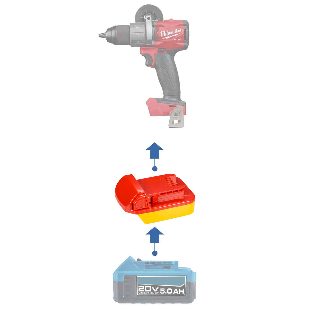 Hercules 20V to Milwaukee 18V Battery Adapter