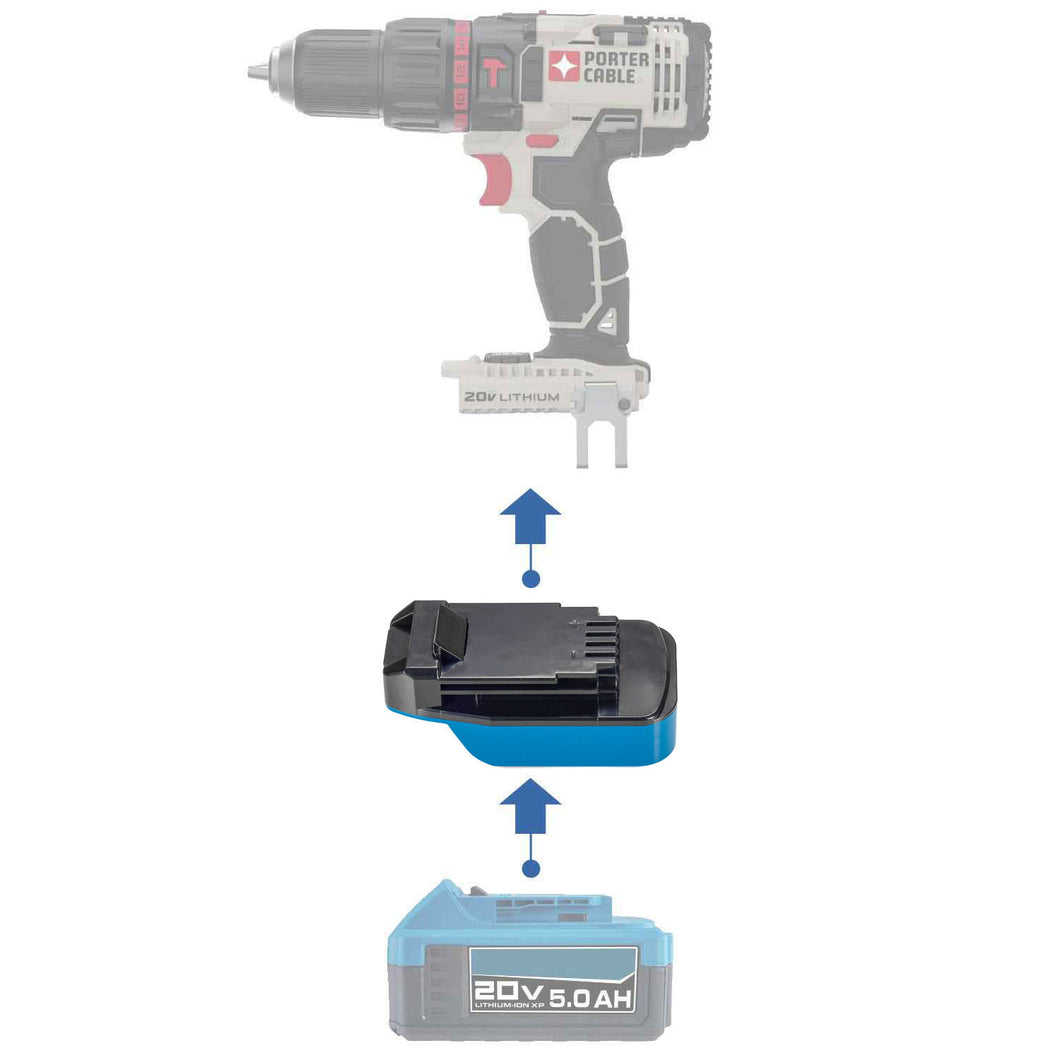 Hercules 20V to Porter Cable 20V Battery Adapter