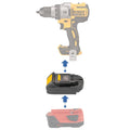 Hilti 22V to DeWalt 20V Battery Adapter