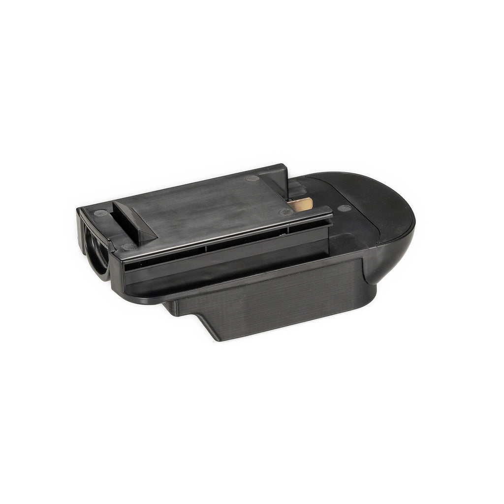 Makita 18V LXT to Black and Decker 18V Ni-Cd battery adapter - Black and Decker tool-side connection, rear view