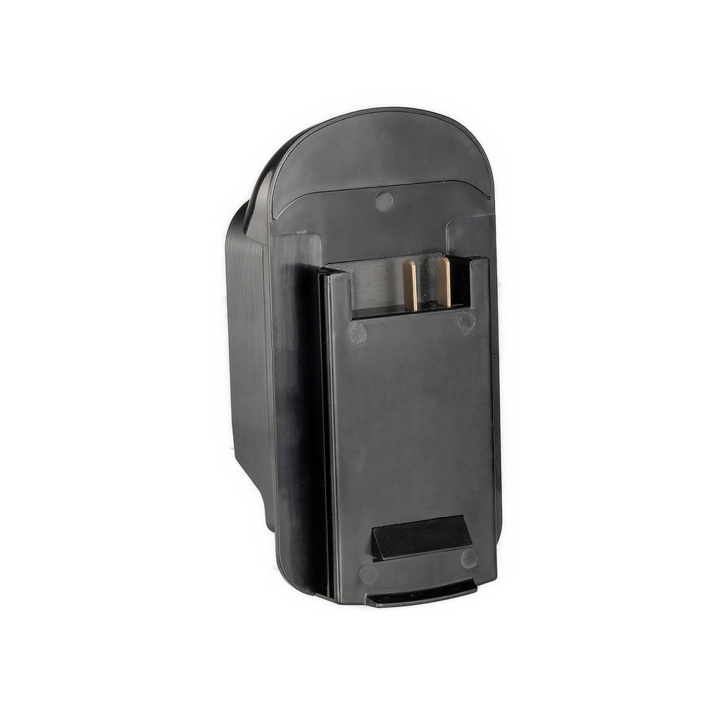Makita 18V LXT to Black and Decker 18V Ni-Cd battery adapter - Black and Decker tool-side connection with twin copper blades