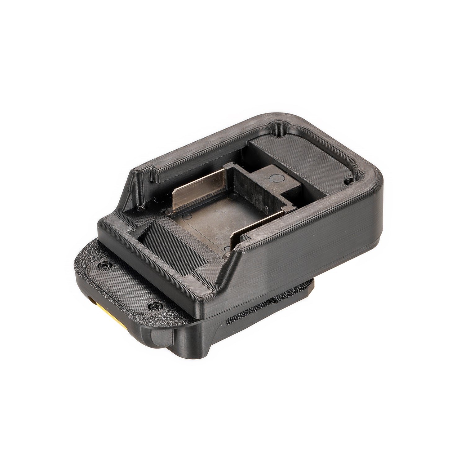 Makita 18V LXT to Chicago Electric 18V battery adapter - battery-side connection with flat copper blade terminals