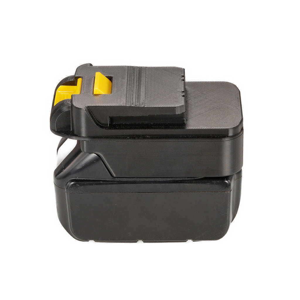 Makita 18V LXT to Chicago Electric 18V battery adapter - Chicago Electric tool-side connection upward