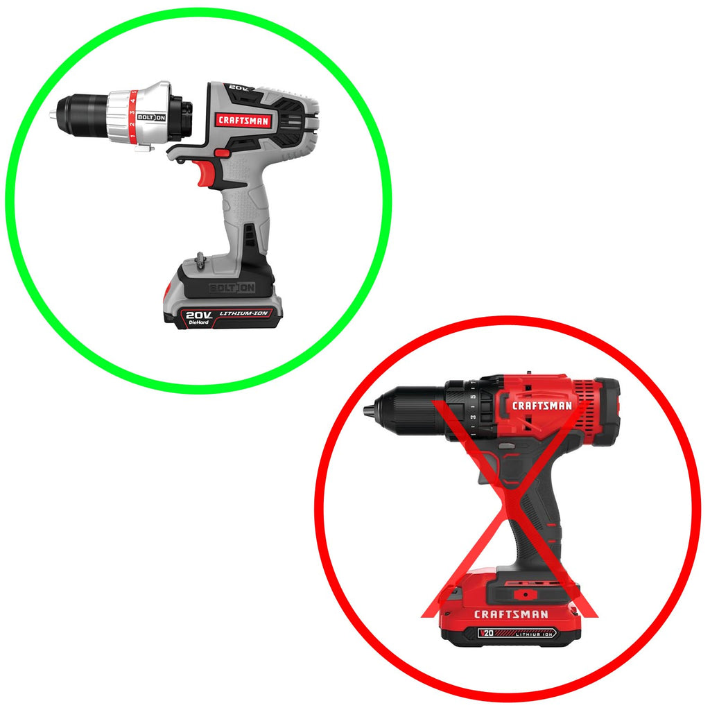 Makita 18V to Craftsman Bolt-On 20V Battery Adapter