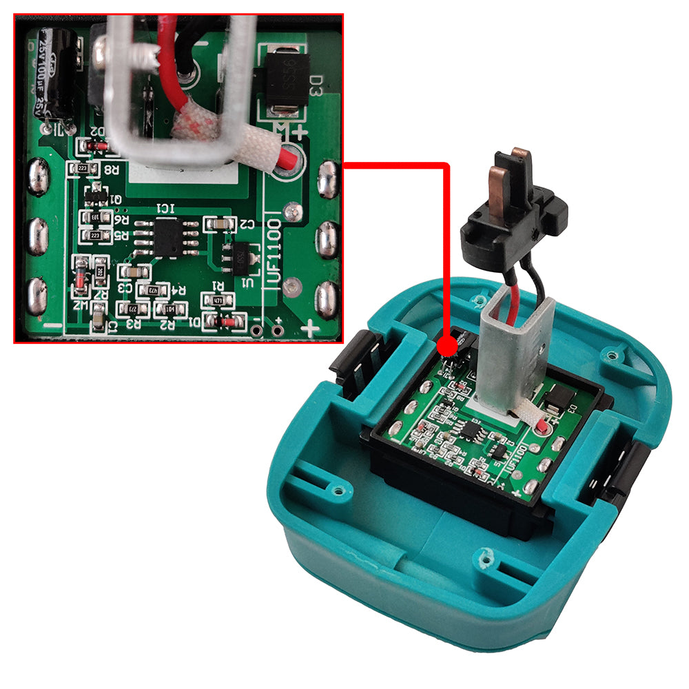 Makita 18V to DeWalt 18V (Ni-Cd) Battery Adapter