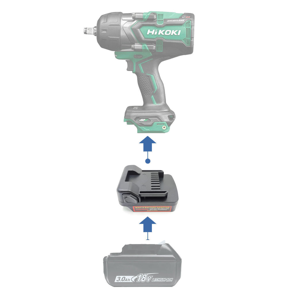 Makita 18V to Hikoki 18V Battery Adapter