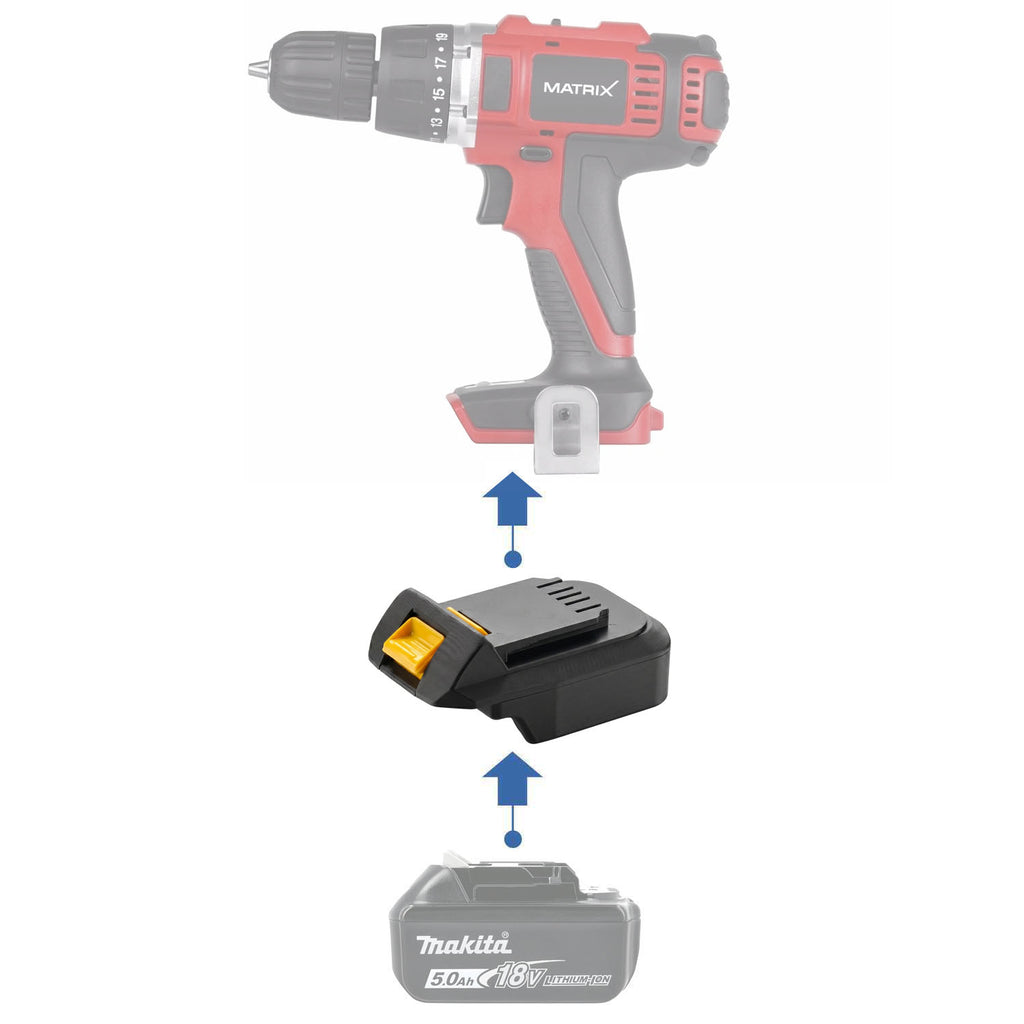 Makita 18V to MATRIX 20V Battery Adapter