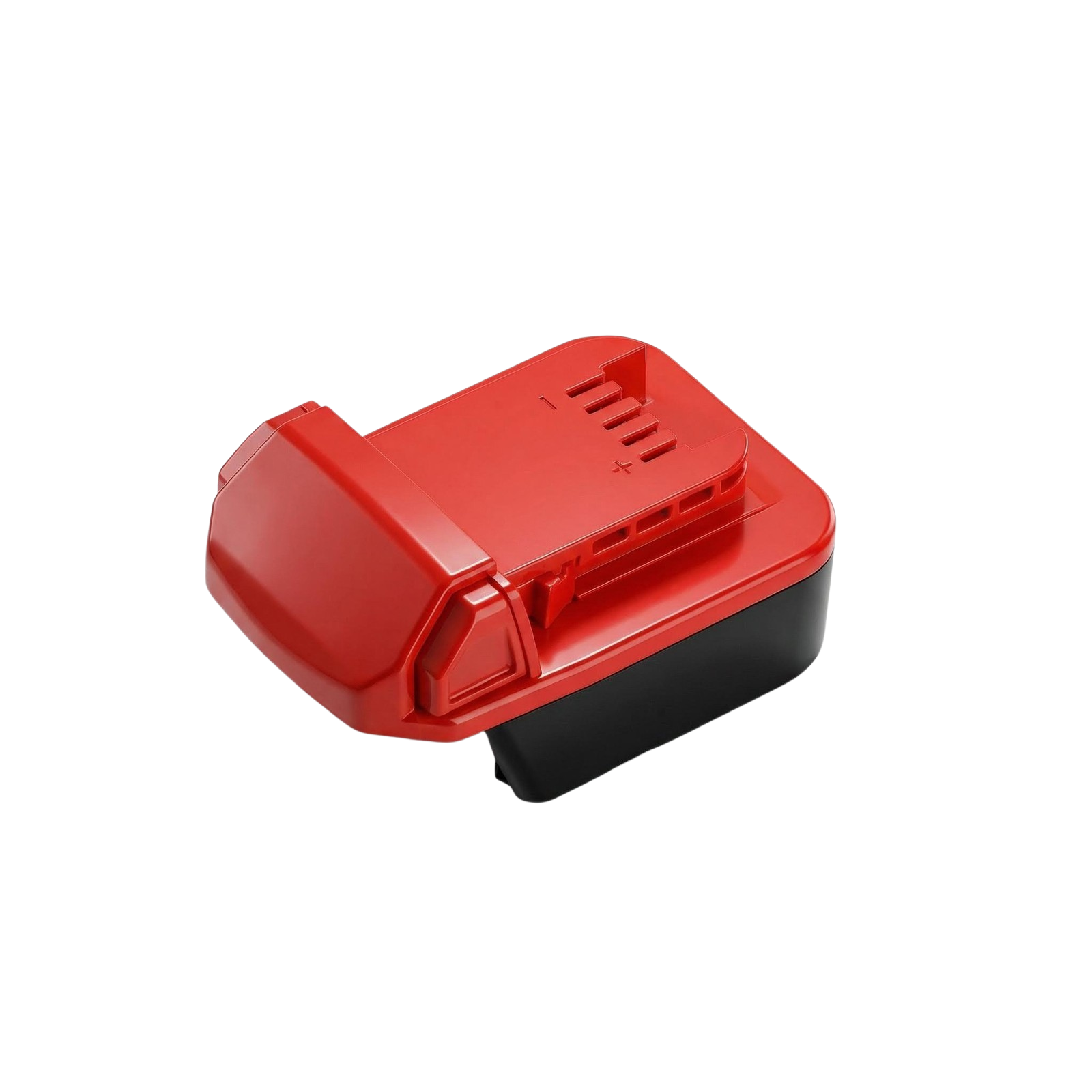 Masterforce 20V to Milwaukee M18 battery adapter - Milwaukee tool-side connection from above