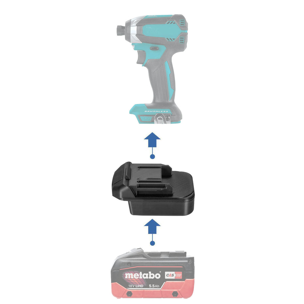 Metabo 18V CAS to Makita 18V Battery Adapter