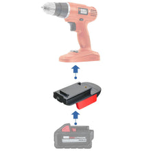 Load image into Gallery viewer, Milwaukee 18V to Black and Decker 18V Ni-Cd Battery Adapter
