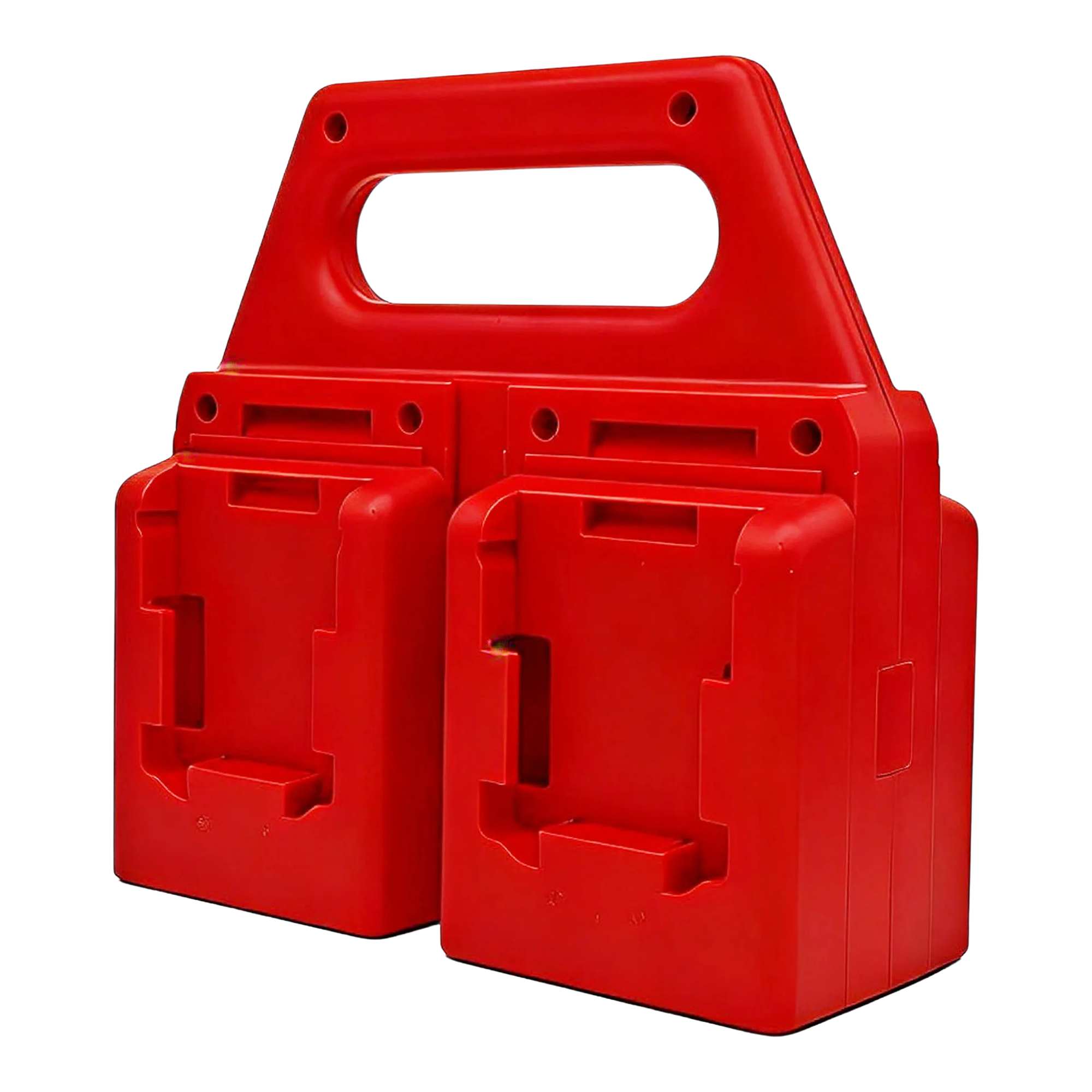 4-Bank Battery Holder & Carrier for Milwaukee M18 18V Batteries