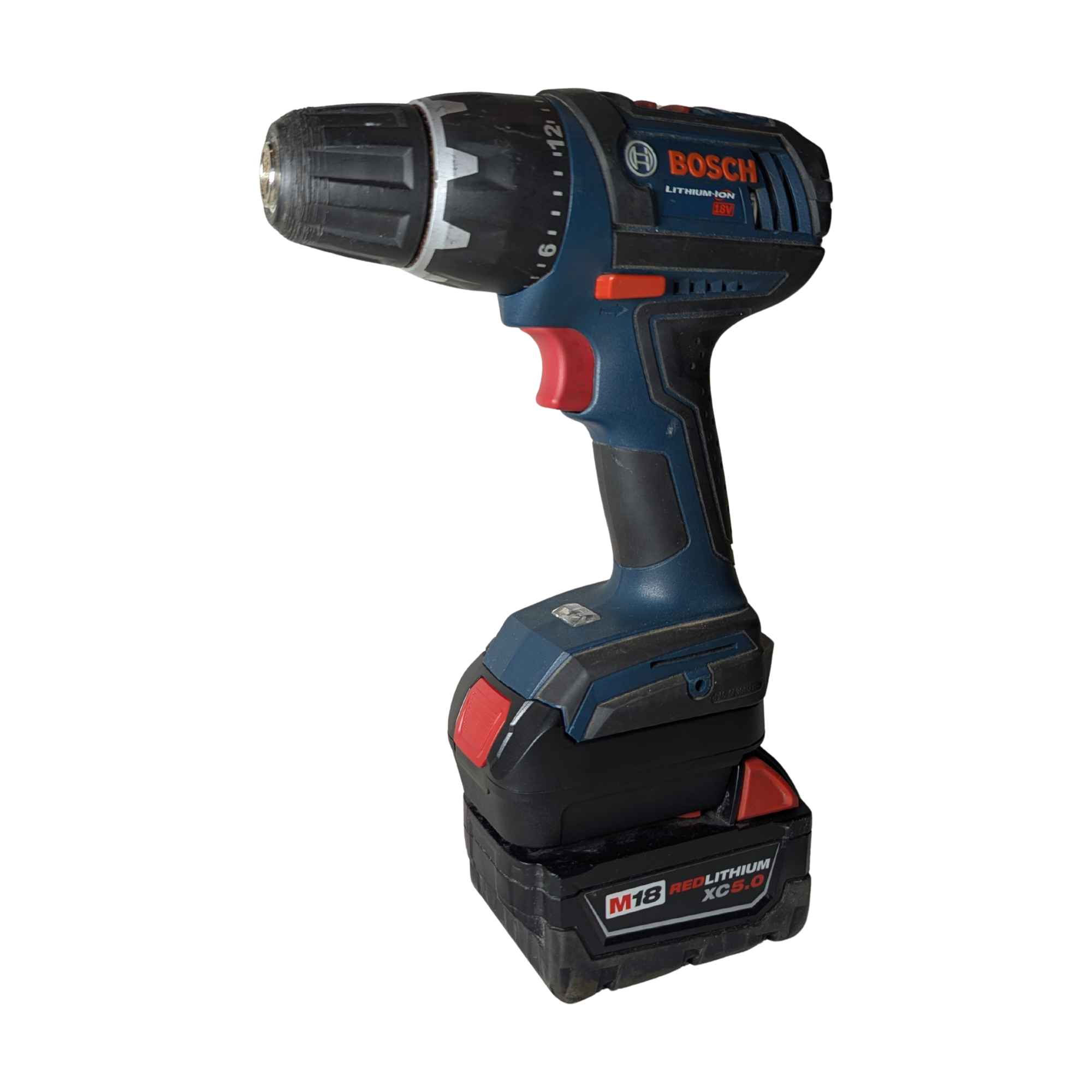 Milwaukee 18V to Bosch (Blue) 18V Battery Adapter