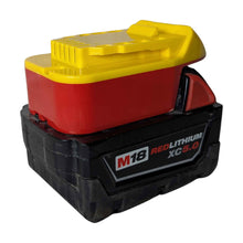 Load image into Gallery viewer, Milwaukee 18V to DeWalt 20V Battery Adapter

