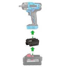 Load image into Gallery viewer, Milwaukee 18V to Mastercraft 20V (Blue) Battery Adapter
