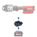 Milwaukee M18 to RIDGID Plumbing battery adapter - compatibility diagram with cordless pipe press tool