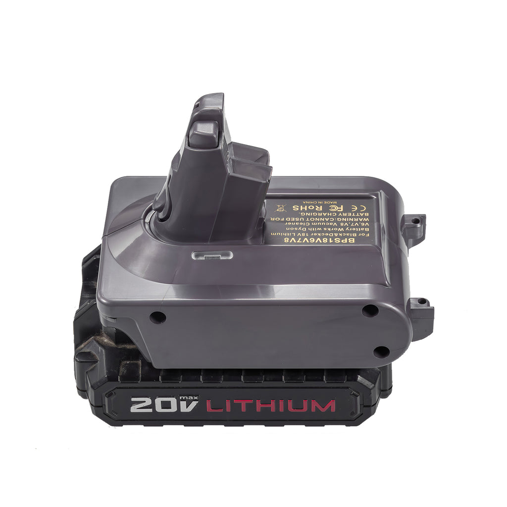 Porter Cable 20V to Dyson V6 Battery Adapter