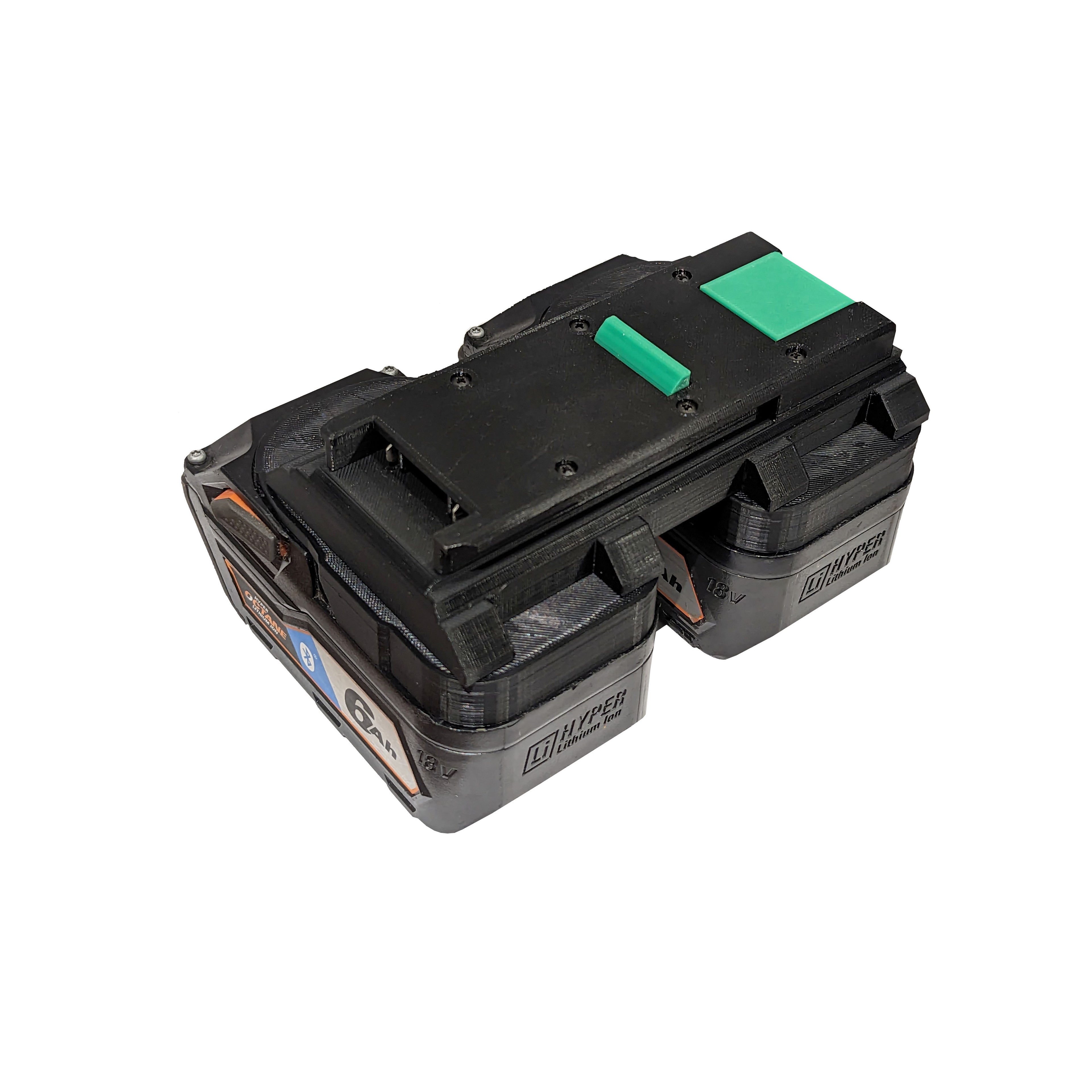 RIDGID 18V to Ryobi 36V/40V Battery Adapter