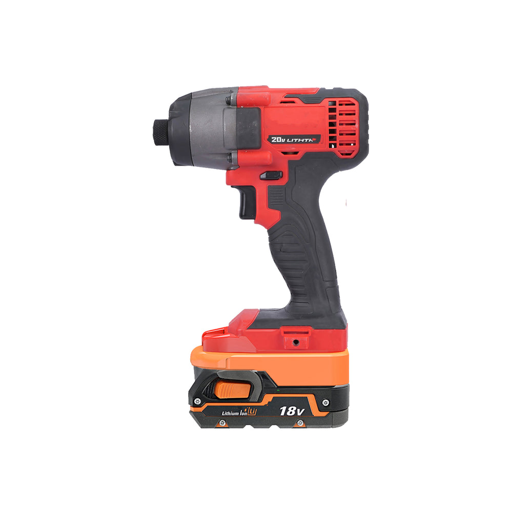 RIDGID 18V to Bauer 20V Battery Adapter