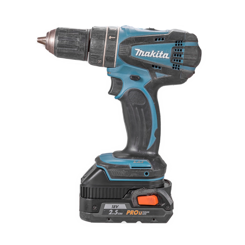 RIDGID 18V to Makita 18V Battery Adapter (ABS)